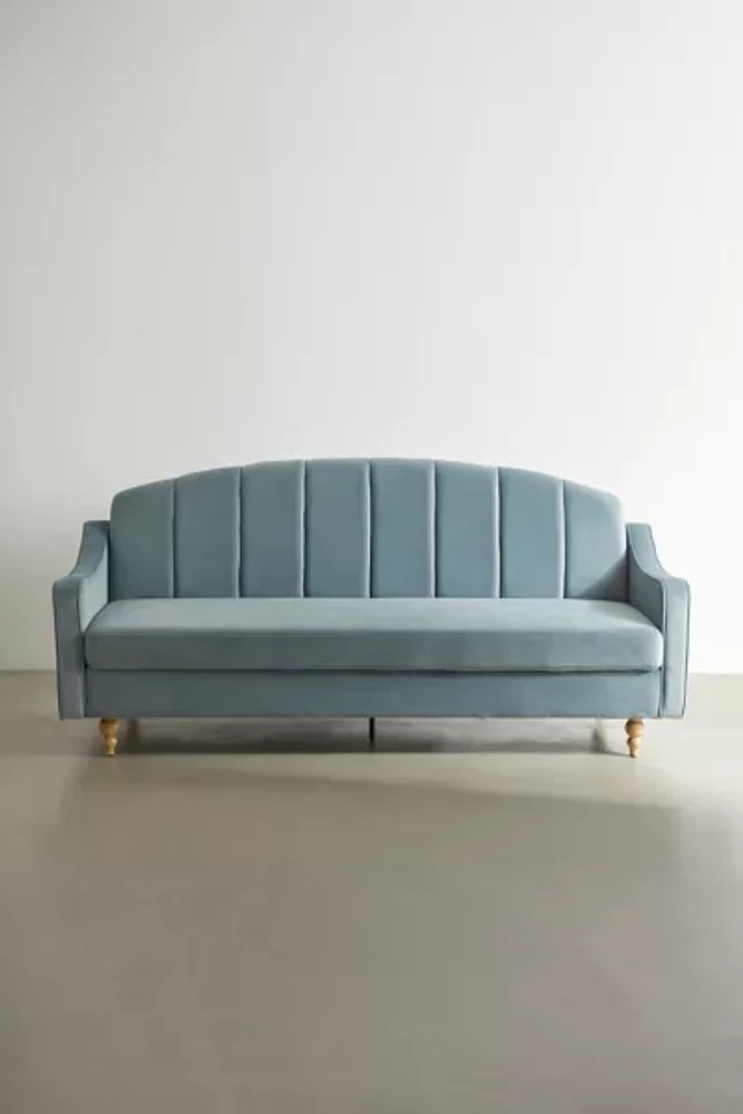 Lottie Velvet Sleeper Sofa