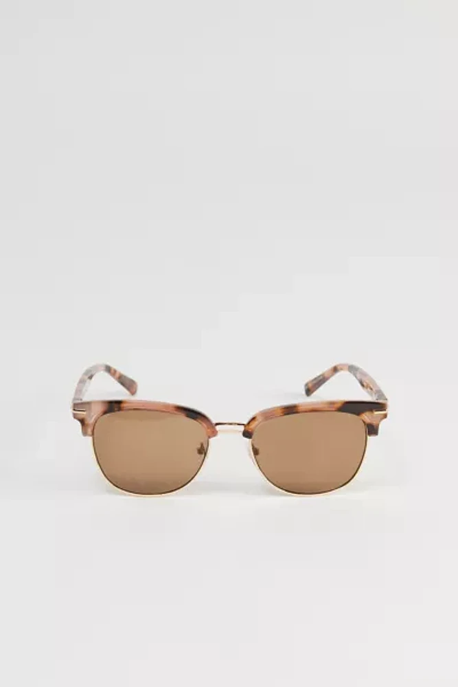 Hudson Square Tinted Half-Frame Sunglasses