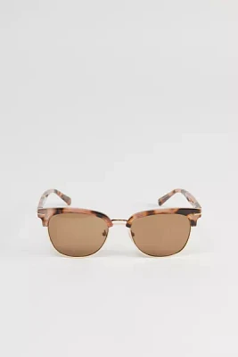 Hudson Square Tinted Half-Frame Sunglasses