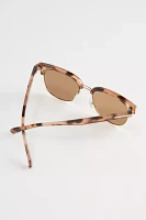 Hudson Square Tinted Half-Frame Sunglasses