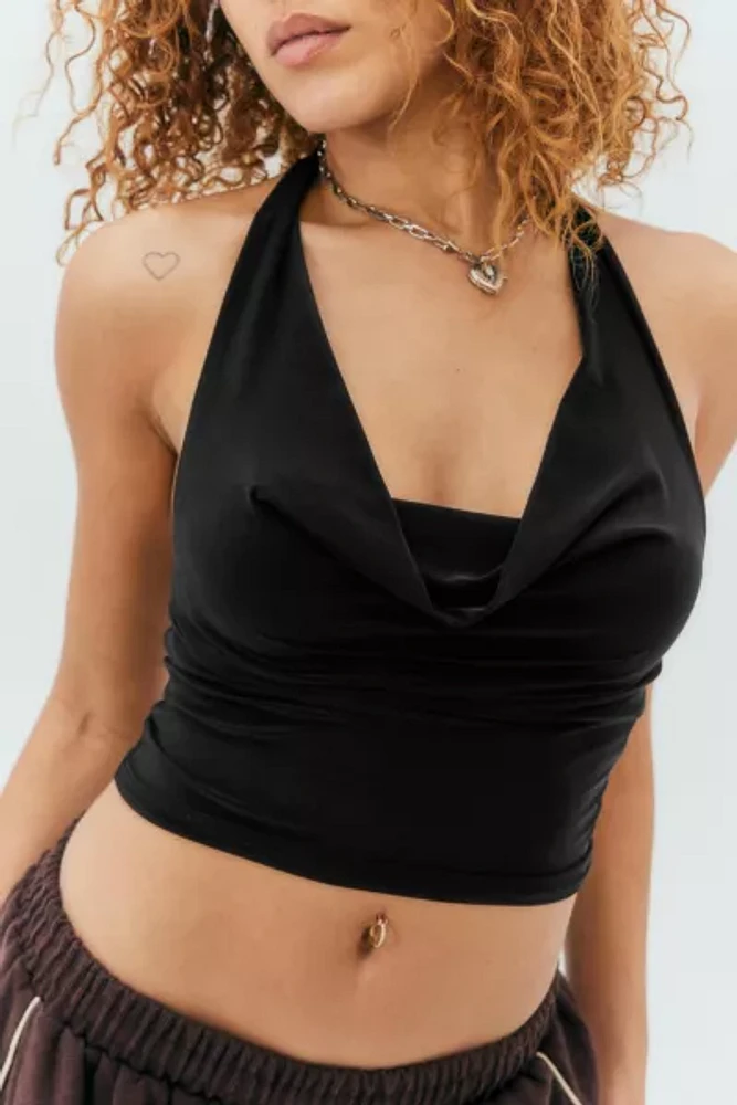 Silence + Noise Morg Halter Neck Top