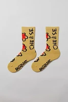 Basquiat Cheese Popcorn Crew Sock