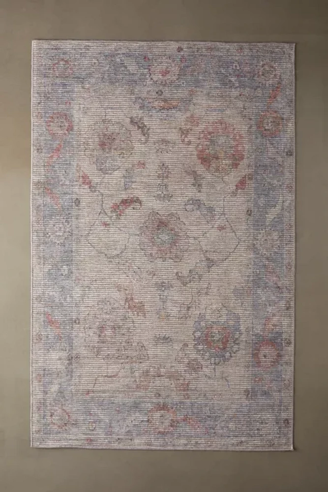 Ana Washable Floral Rug