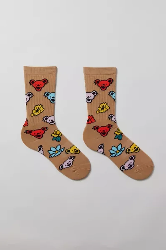 Grateful Dead Bear Icon Crew Sock