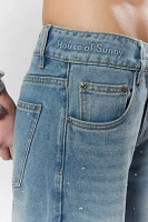 House Of Sunny Crystalized Wide Leg Jean