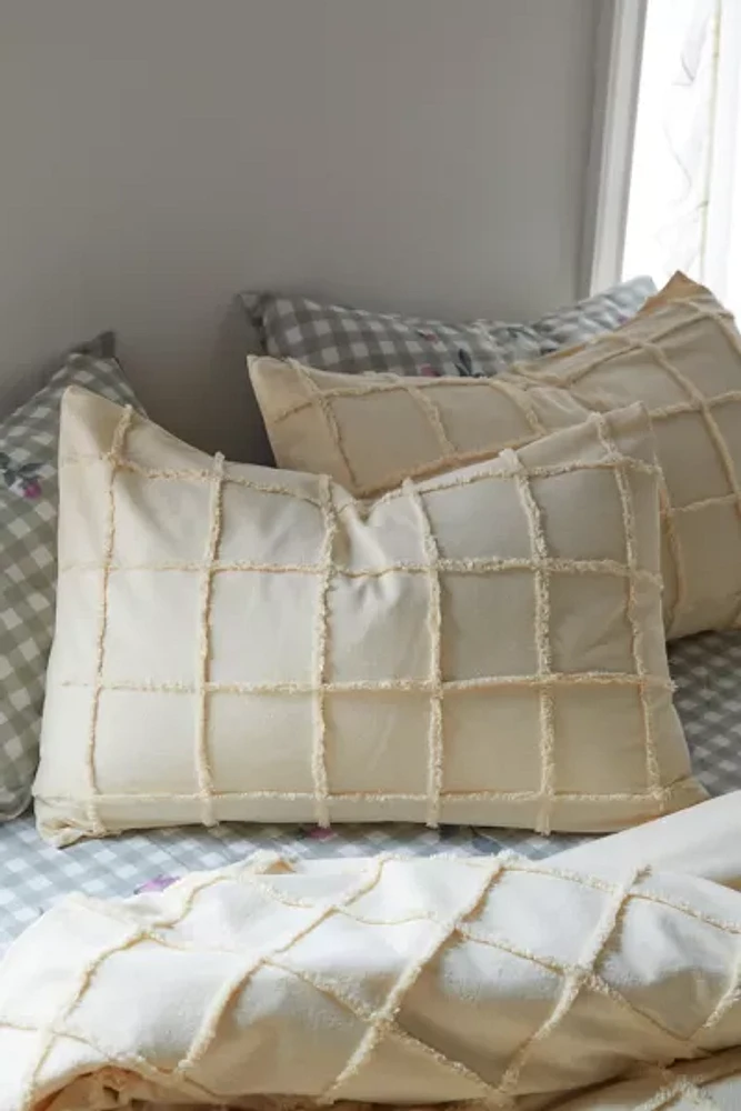 Tufted Grid Sham Set