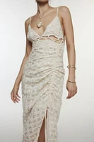 House Of Sunny Hera Applique Maxi Dress