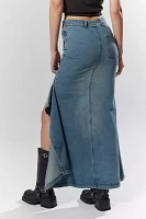 House Of Sunny The Cascade Denim Maxi Skirt