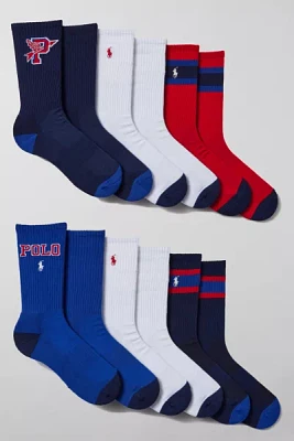 Polo Ralph Lauren Wing Crew Sock 6-Pack