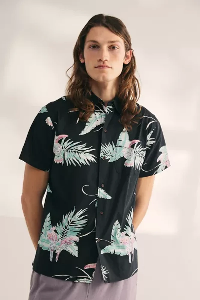 Katin Paradise Tropical Print Button-Down Shirt