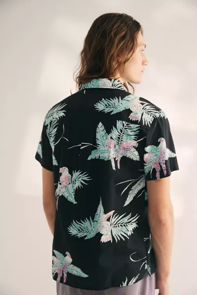 Katin Paradise Tropical Print Button-Down Shirt