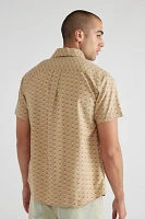 Katin Resonate Patterned Short Sleeve Button-Down Shirt