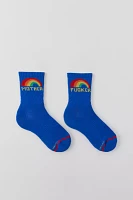 Mother Denim Rainbow Baby Steps Crew Sock