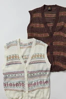 Urban Renewal Vintage Fair Isle Sweater Vest