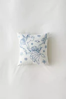 Embroidered Cherub Throw Pillow