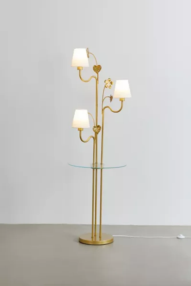 Louisa Side Table Floor Lamp