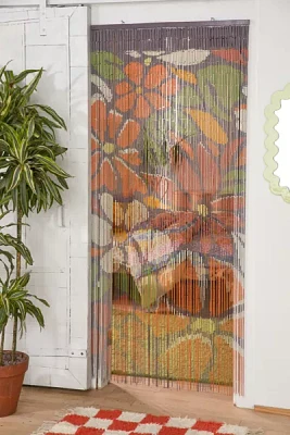 Ravena Bamboo Beaded Curtain