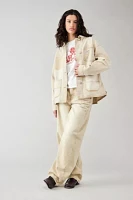 BDG Cream Denim Chore Jacket