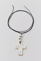 Fraiser Sterling UO Exclusive Cross Corded Wrap Necklace