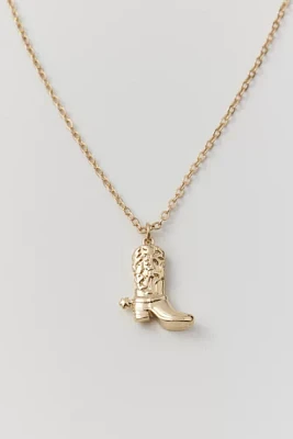 Cowboy Boot Charm Necklace