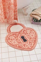 Heart Locket Bath Mat