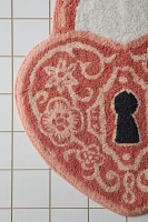 Heart Locket Bath Mat