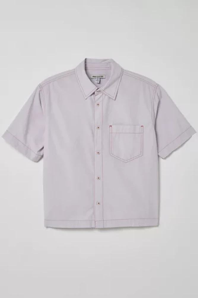 UO Cooper Solid Button-Down Shirt