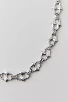 Ares Rhinestone Mariner Chain Necklace