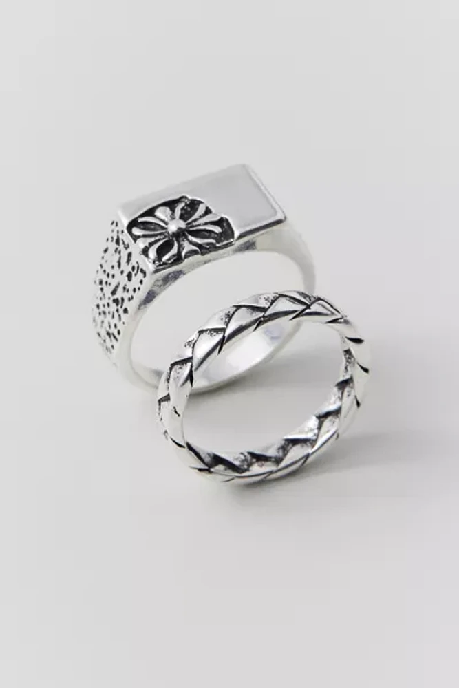 Dimitri Textured Ring Set