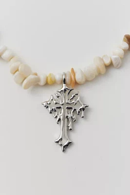Cross Stone Necklace