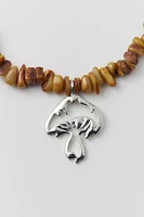 Mushroom Stone Necklace