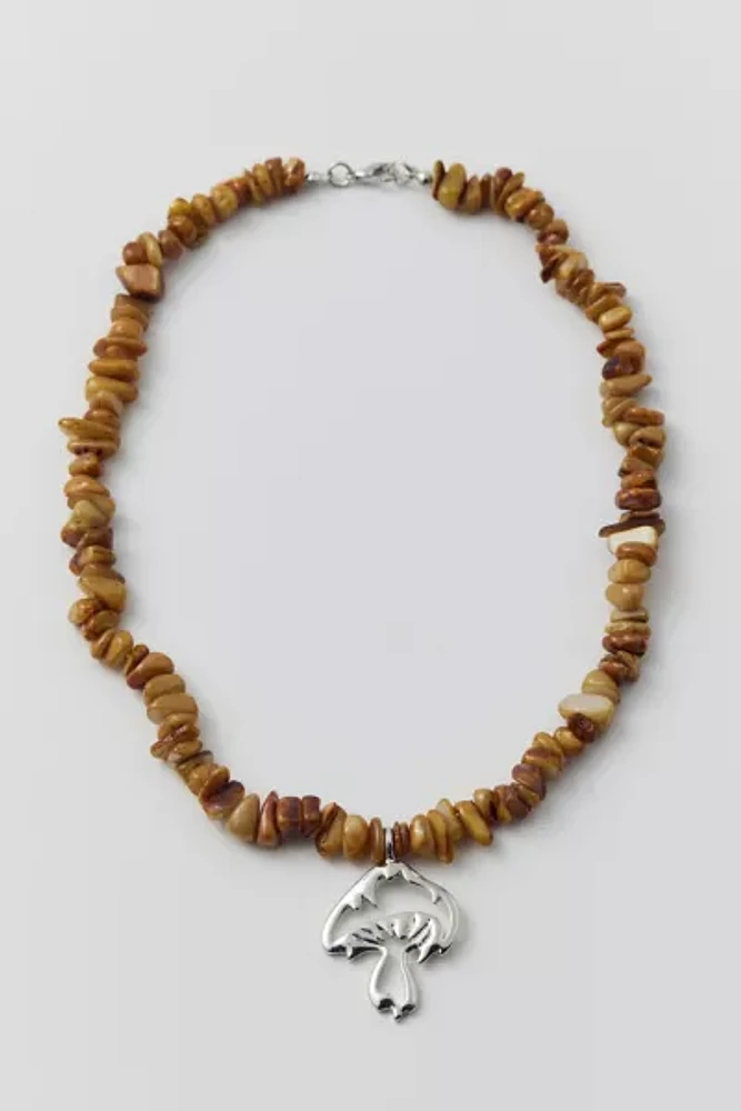 Mushroom Stone Necklace