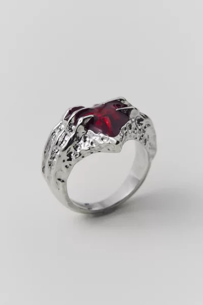 Poe Statement Heart Ring