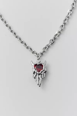 Devil Heart Pendant Necklace