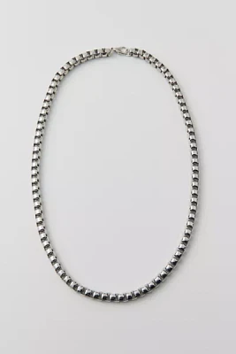 Statement Box Chain Stainless Steel Necklace