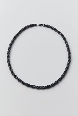 Textured Rope Chain Statement Necklace