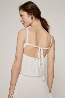 For Love & Lemons Annabeath Pointelle Tank Top