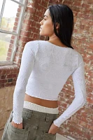 Out From Under Leah Seamless Lace Top