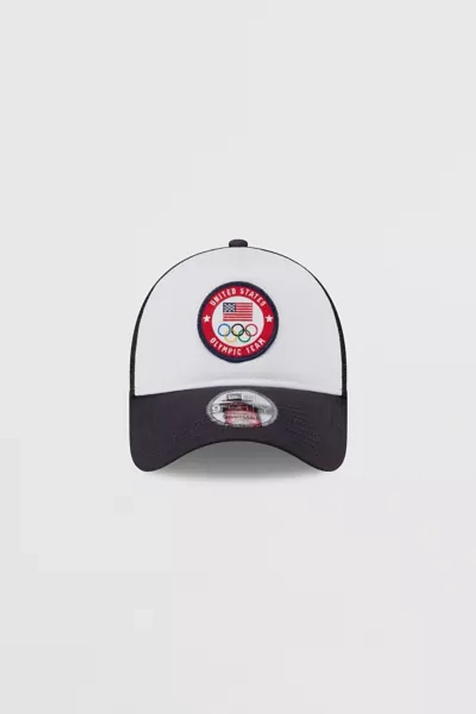 New Era Team USA Colorblock Mesh Panel Trucker Hat