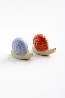 DOIY Snail Salt & Pepper Shaker Set