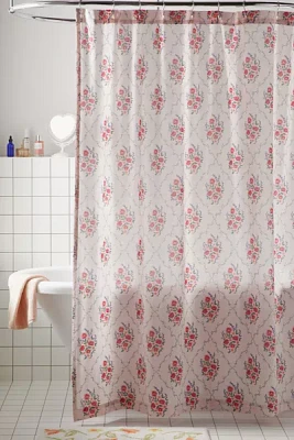 Georgette Vintage Wallpaper Shower Curtain