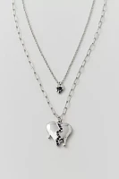Broken Hearts Layered Necklace