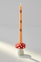 DOIY Amanita Mushroom Taper Candle Holder