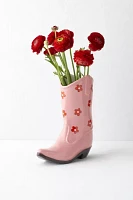 DOIY Rodeo Boot Vase