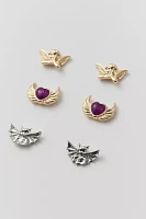 Cherub & Devil Post Earring Set