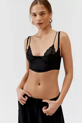 Out From Under Dolce Verano Layered Corset Bra Top