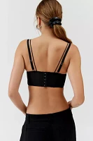 Out From Under Dolce Verano Layered Corset Bra Top