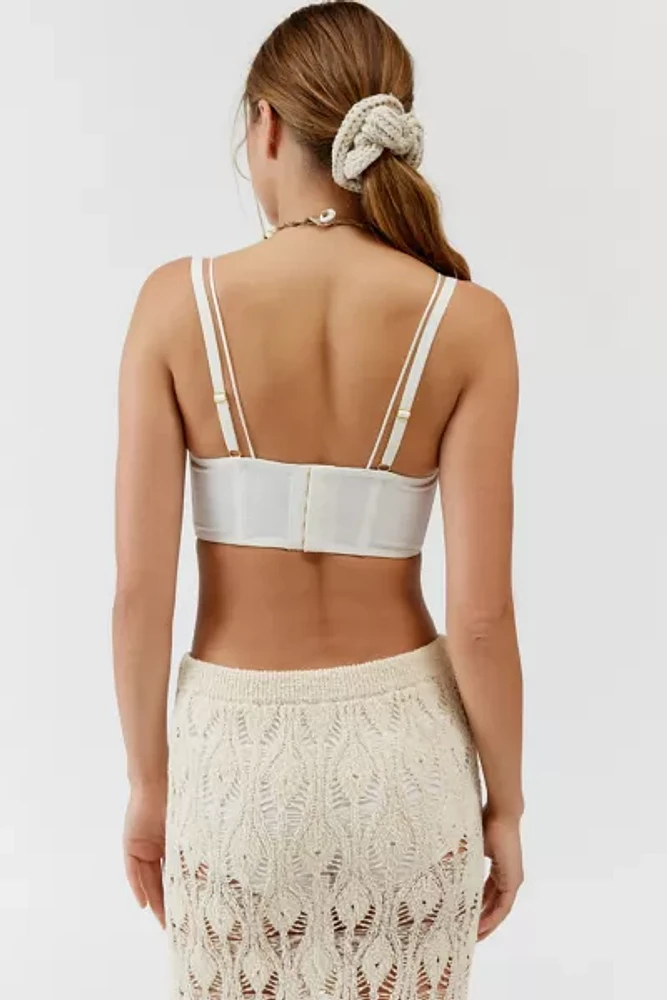Out From Under Dolce Verano Layered Corset Bra Top
