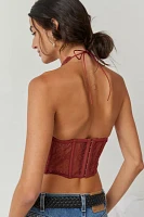 Out From Under Weekend Marrakesh Halter Corset