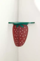 Strawberry Corner Wall Shelf